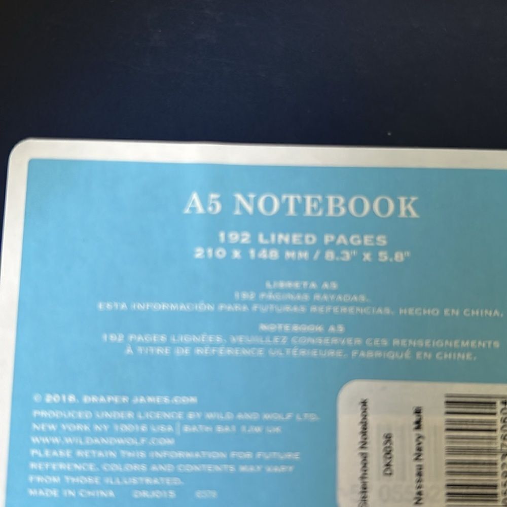 Draper James Lined Notebook NEW - Picture 5 of 6